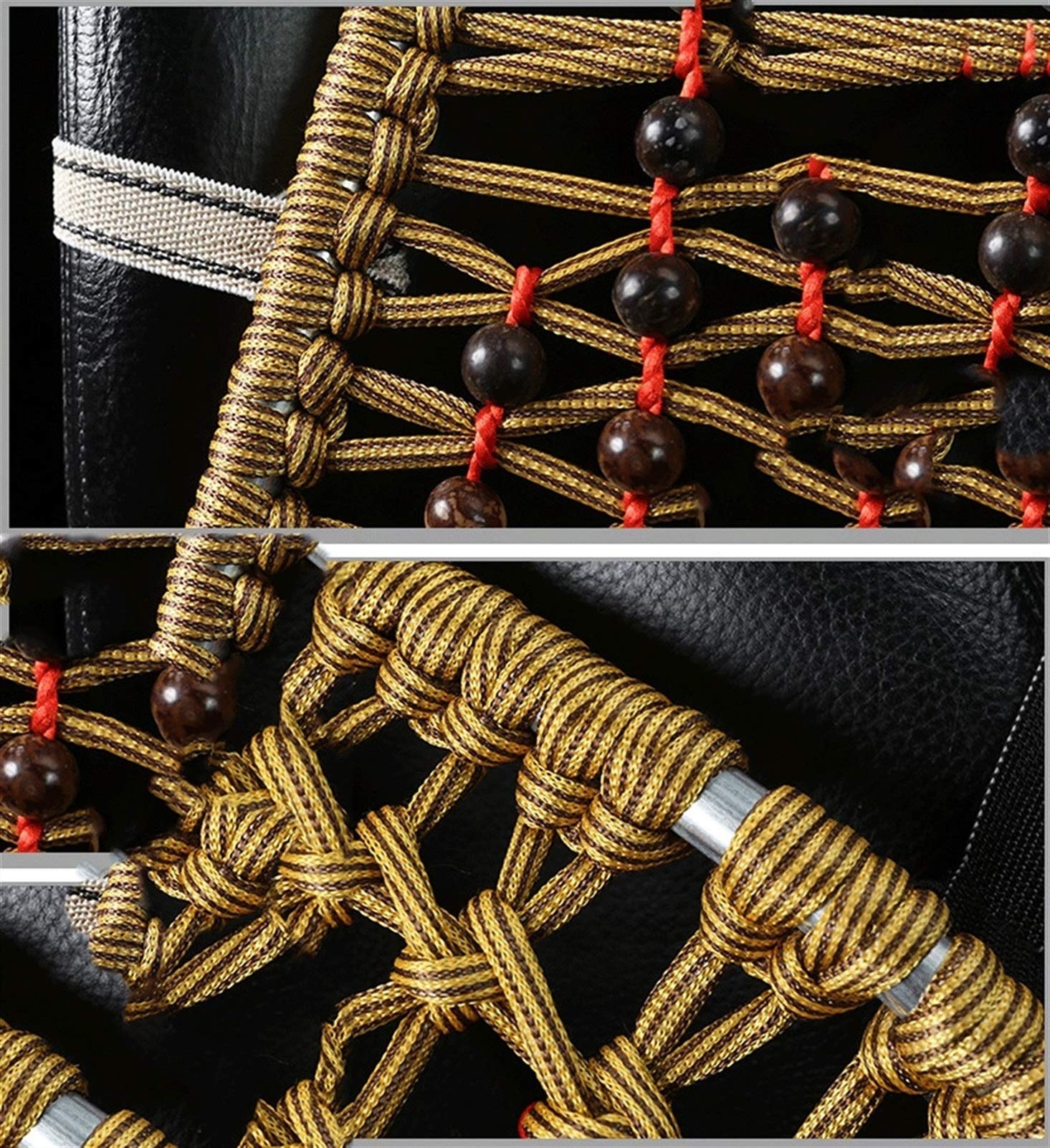 ABOOFAN Lordosenstützkissen - Holzperlen Kissen Für Auto & Bürostuhl