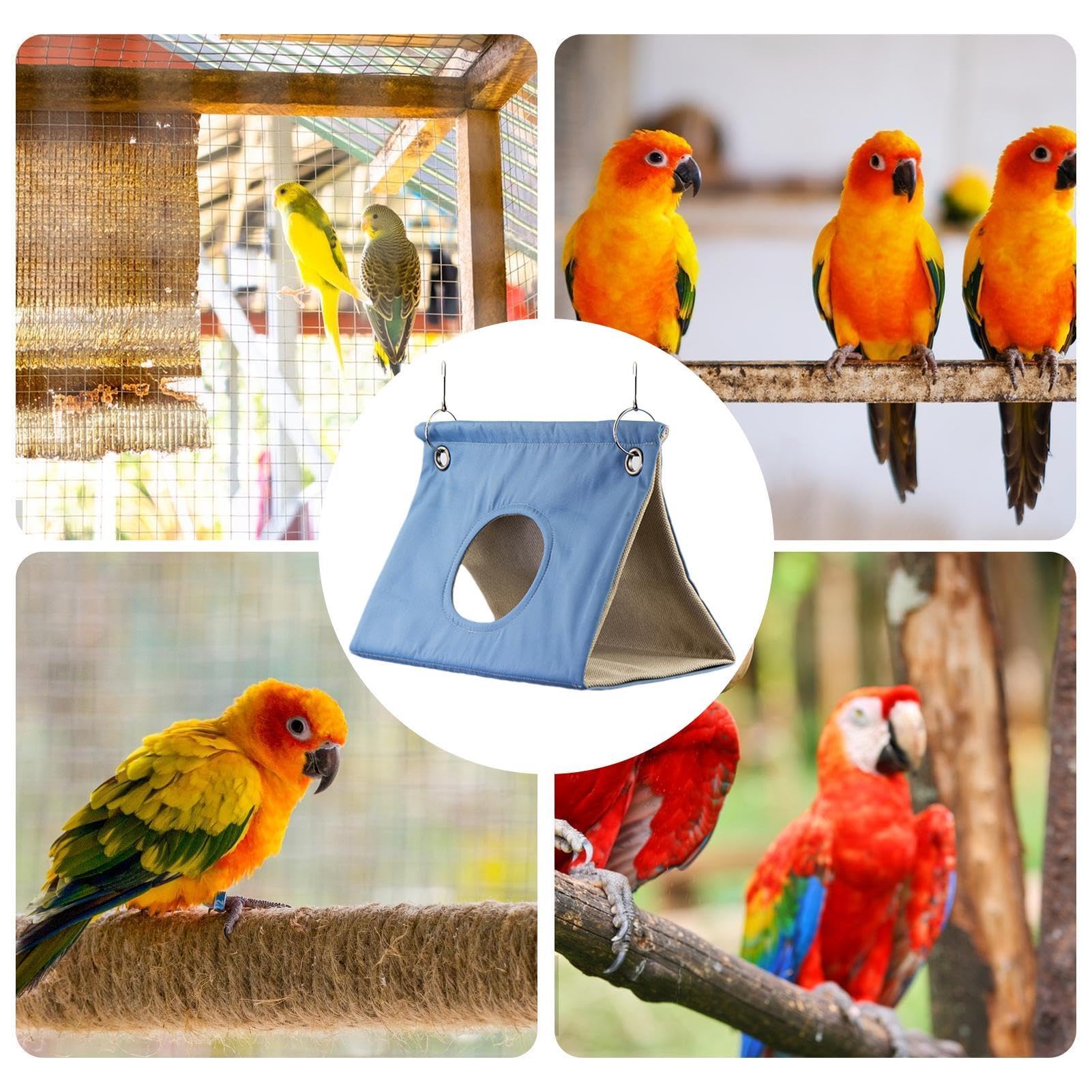 暖かいテント ハンモック セキセイインコ 小屋用品 鳥 Amazon.co.jp: 鳥用ハンモック 鳥用テント、快適な鳥用ベッド