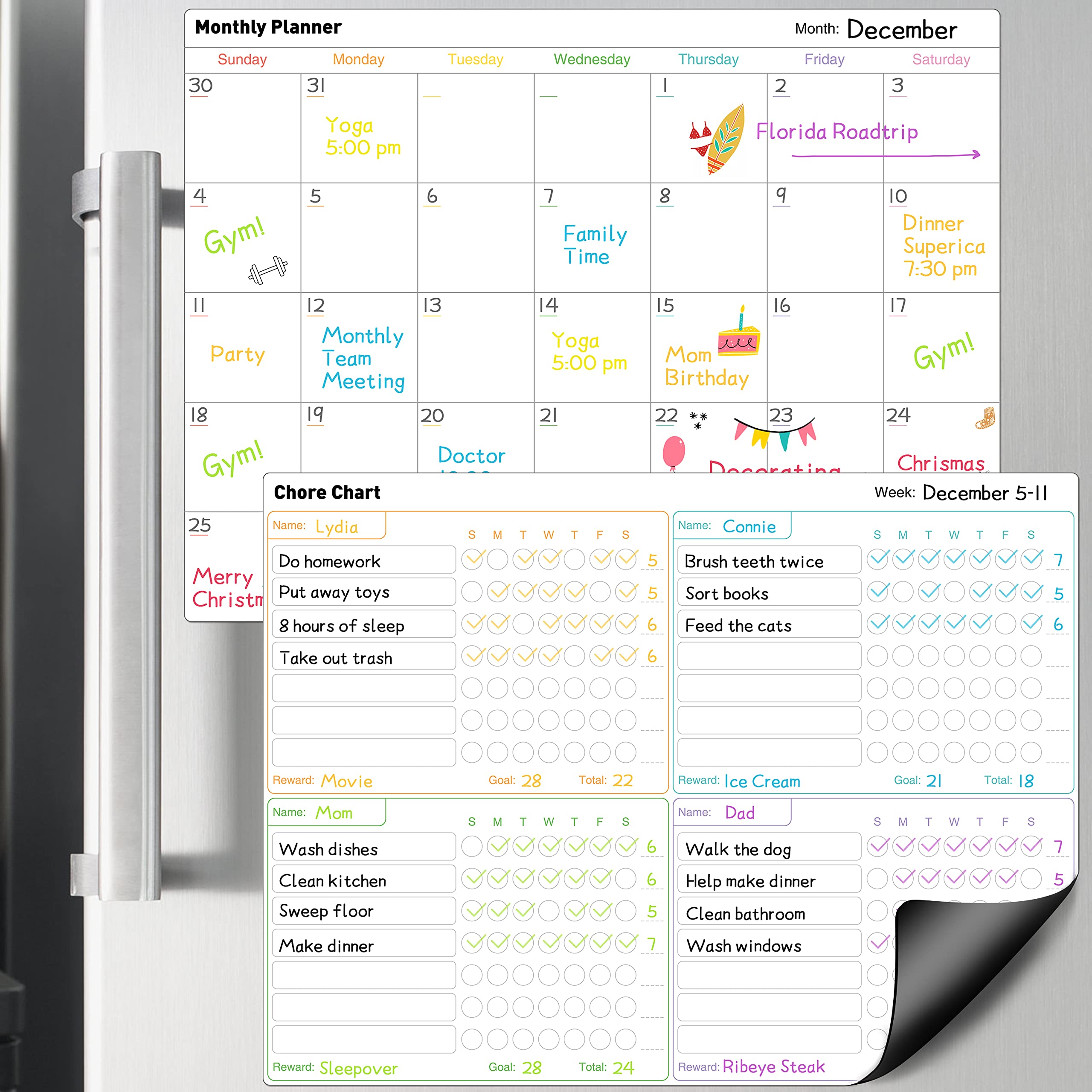 Buy Chore Chart for Kids Multiple Kids for Fridge