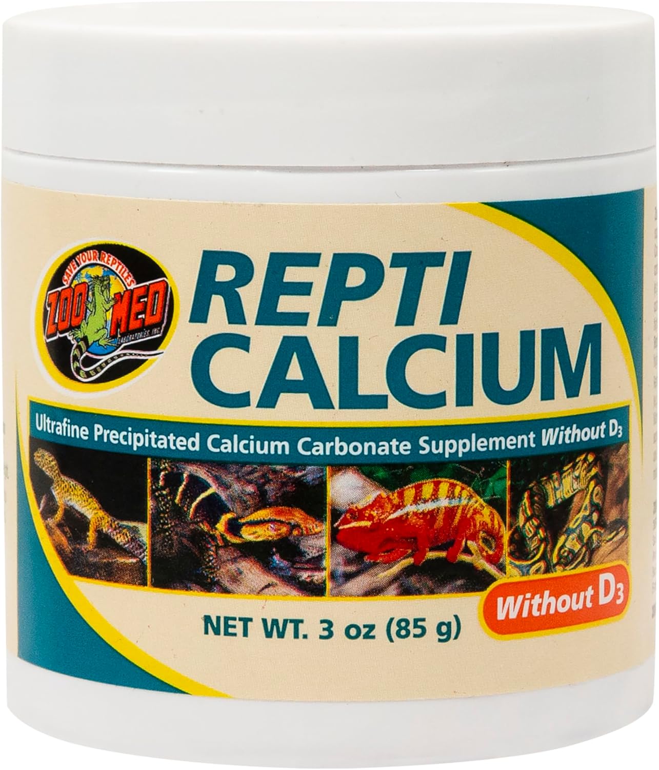 Zoo Med Repti Calcium D3 Free Reptile Supplement 85g