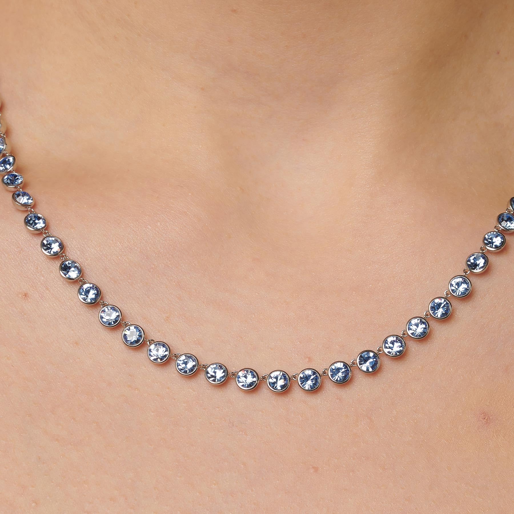 Brosway Collana Donna, Collana in Acciaio e Cristalli | Collezione Symphonia - BYM158