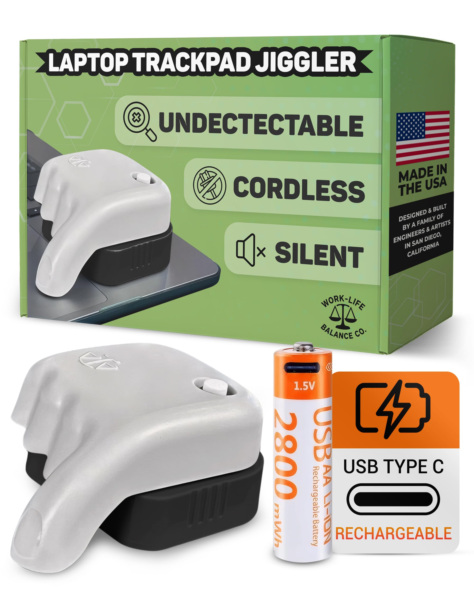 Work-Life Balance Corporation Rechargeable Trackpa