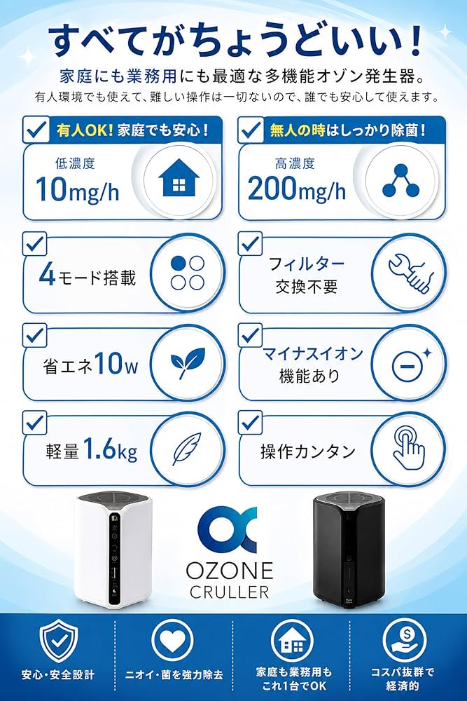 Amazon | 【医師監修】オゾンマート 低濃度オゾン発生器 オゾン
