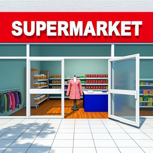 Simulateur de caisse de supermarché - Jeu de gestion de magasin d'épicerie 3D