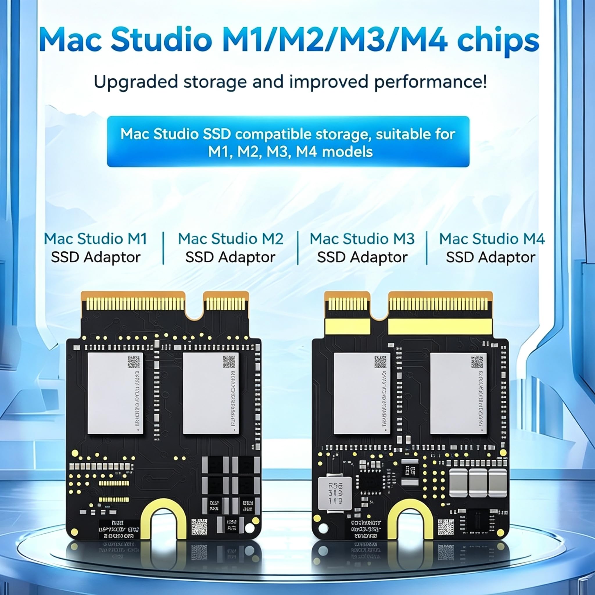 Wewnętrzny dysk twardy Mac sutdio M2Max/Ultra SSD, kompatybilny z 8 TB Ultra/Max, zwiększenie pojemności, oryginalny zestaw płytek drukowanych do studia, przyjazny dla początkujących, samodzielna