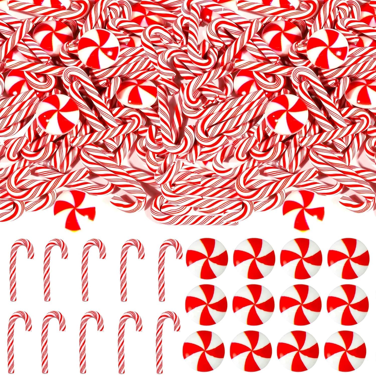 GW Box 100 Pcs Mini Christmas Candy Decorations