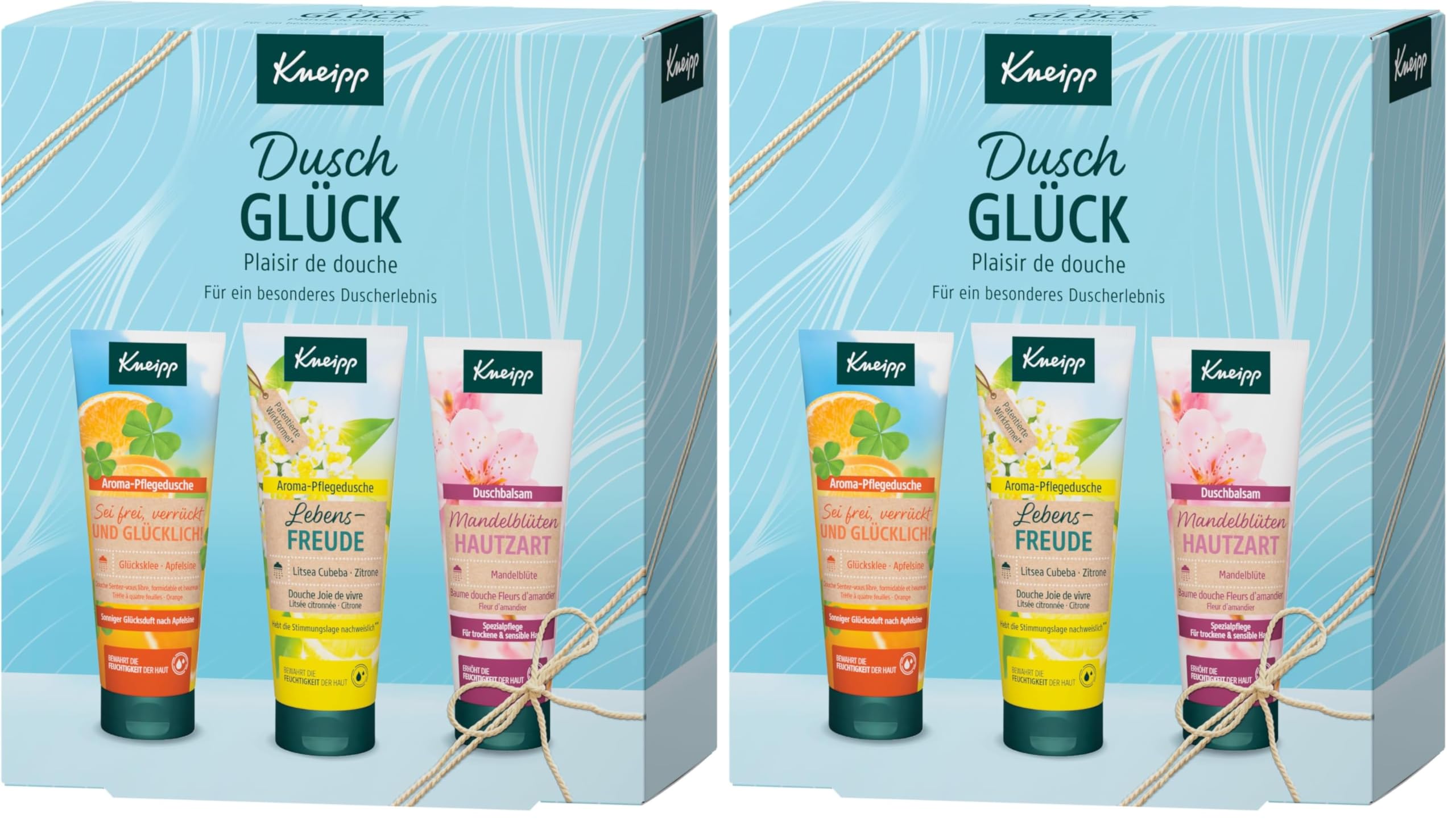 Kneipp Duschglück Geschenkset - 3x 75 ml (Packung mit 2)