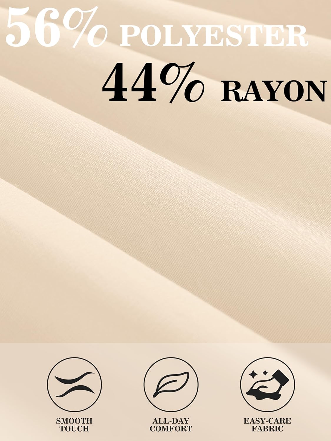 Cubear Girls' A-Line Casual Dress with Ruffle Hem Round Neck Teens Dress Long Puff Sleeve Junior Dresses for Teens, 5-14Y - Image 3