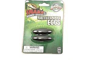 Rhode Island Novelty Adventure Planet Snake Discovery Edition Magnetic Rattlesnake Eggs 2 Pack