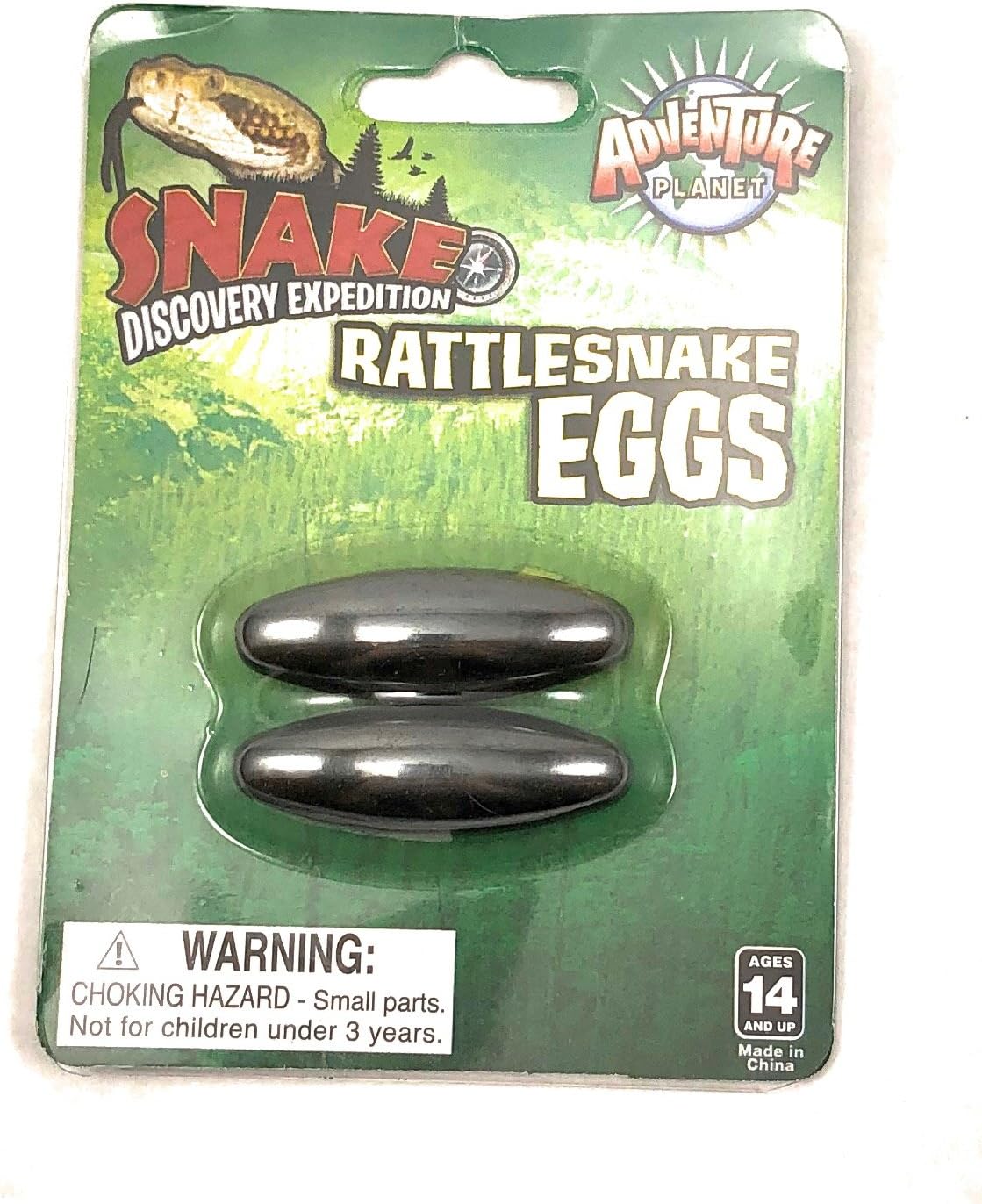 Adventure Planet Snake Discovery Edition Magnetic Rattlesnake Eggs 2 Pack