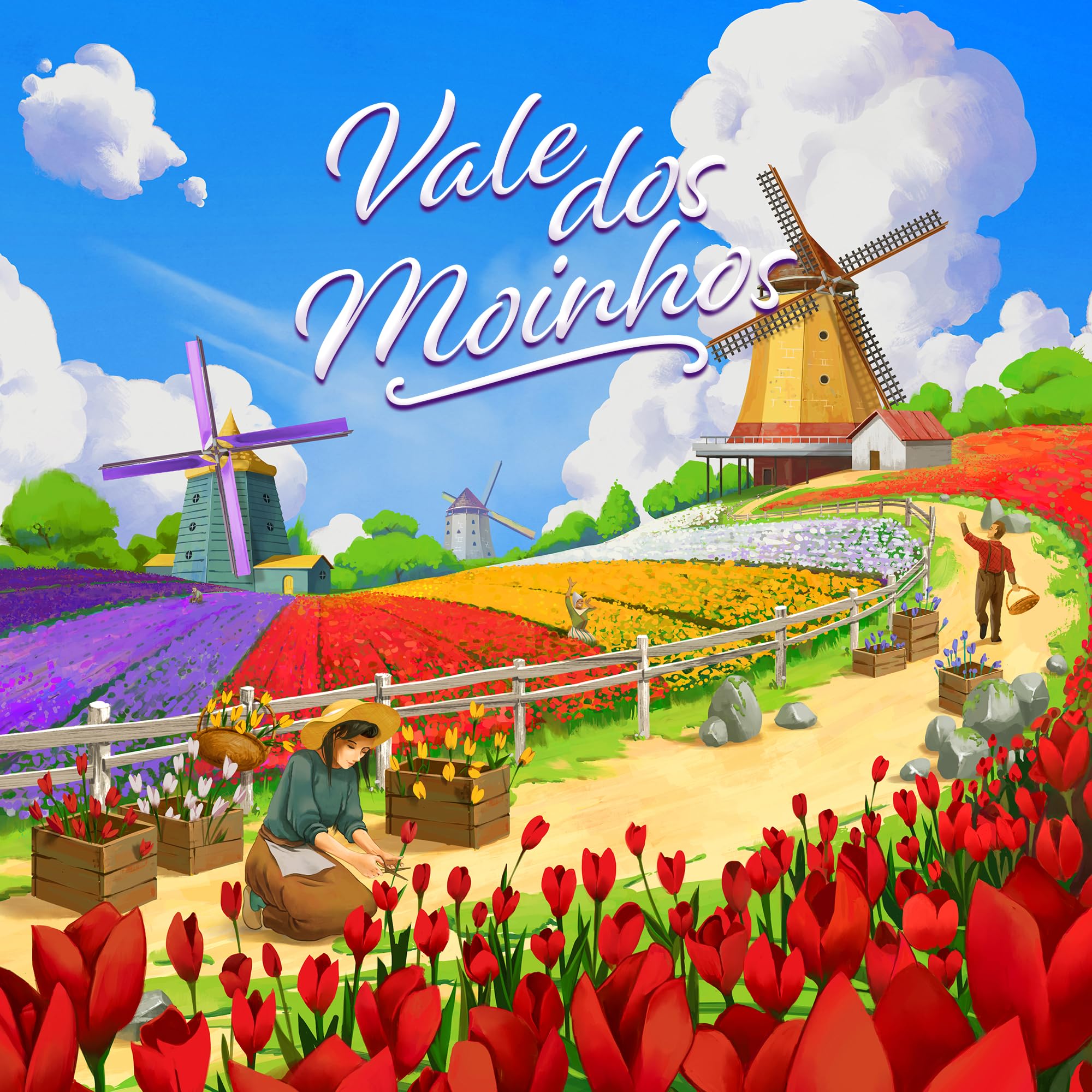 Plansza i kości, Windmill Valley, gra planszowa, wiek 14 plus, 1-4 graczy, czas gry 45-90 minut