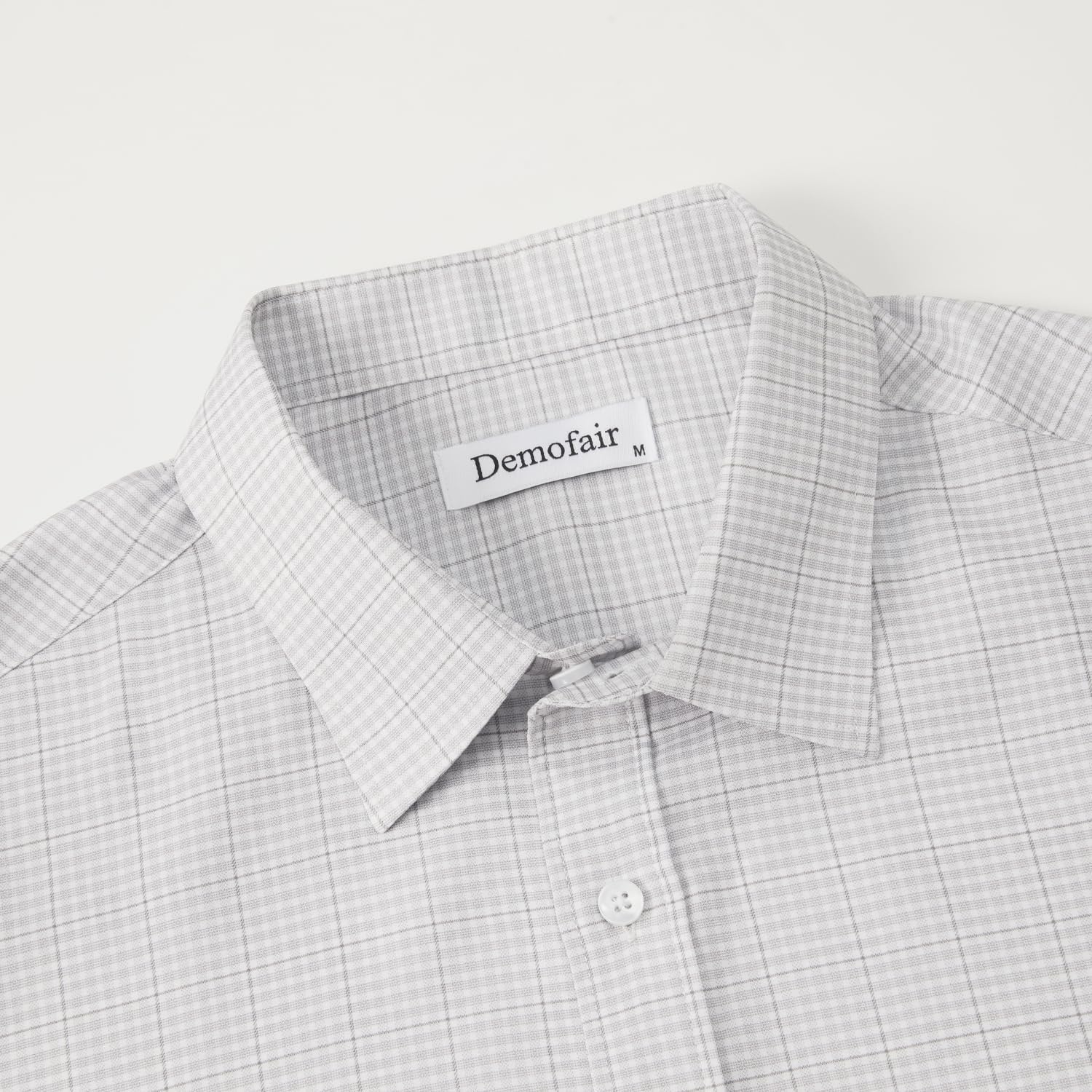 Men's Dress Shirts Solid Wrinkle-Free Long Sleeve Button Down Shirt Regular Fit Formal Shirts - Image 4