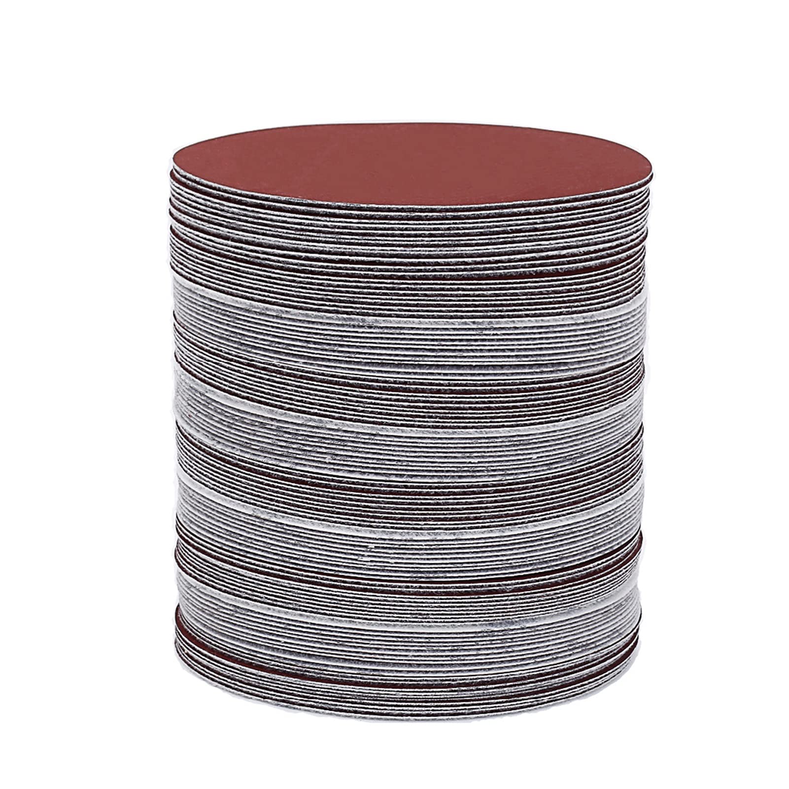 Papel de lija de pulido de metales de madera 100 5 "125 mm Discos de lija redonda Grit 40-2000, se utiliza para seleccionar los discos de lijado de gancho y bucle de la lijadora (Grit : Grit 80)