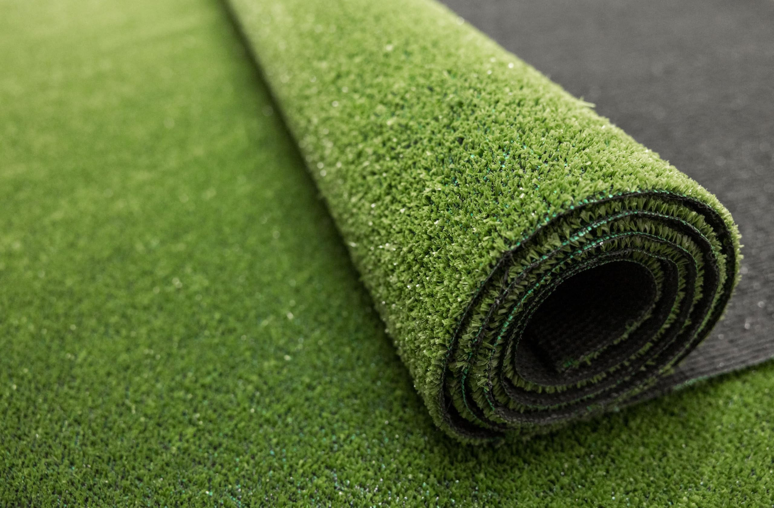 Kunstrasen Ascot New Rasenteppich für Garten Balkone Terrassen Wintergärten 300x300 cm - Höhe: 5 mm Wasserdurchlässig Grün Artificial Grass, Outdoor Kunstrasen Rollrasen mit Meterware