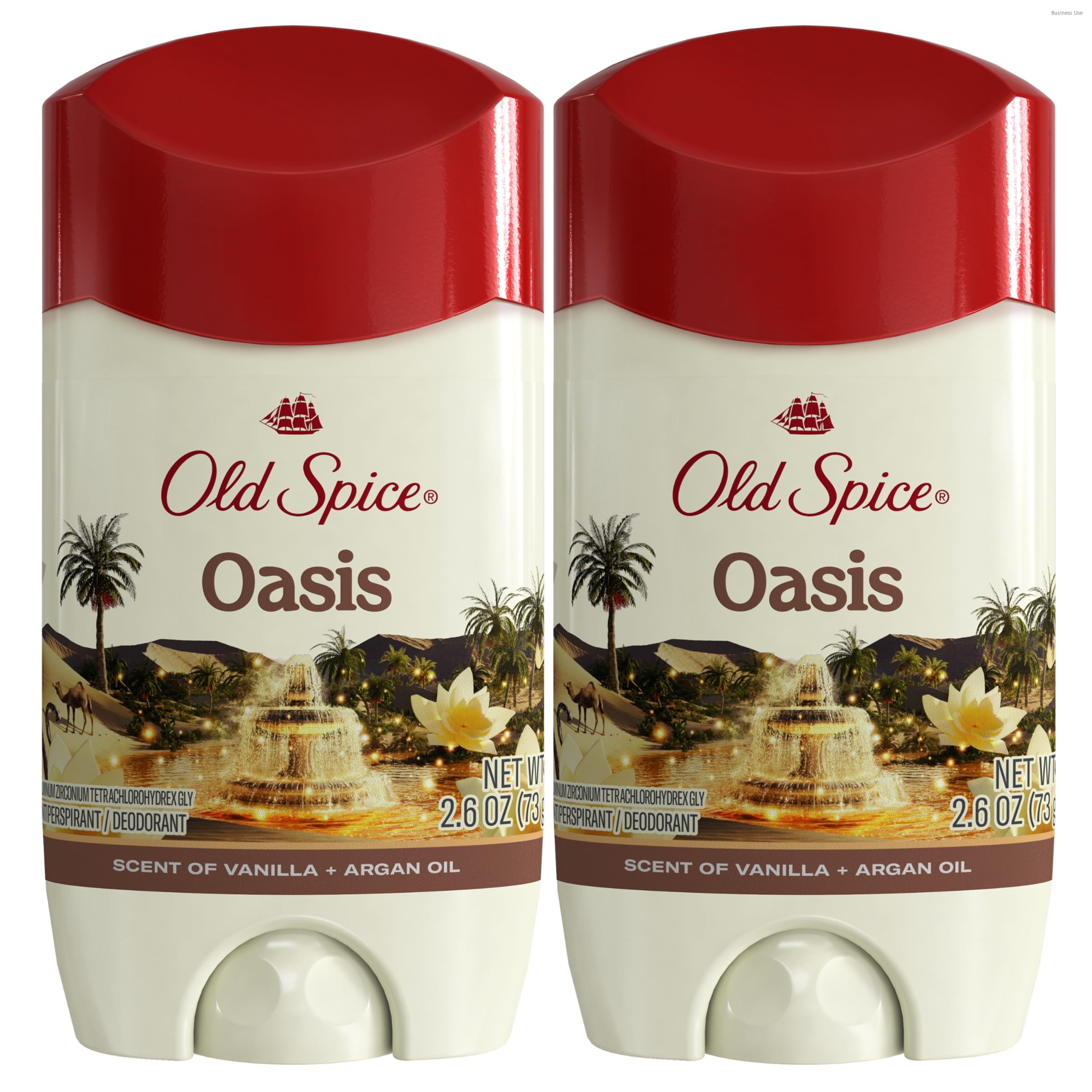 Old Spice Déodorant et anti-transpirant pour homme, protection contre la transpiration et les mauvaises odeurs, Invisible Vanilla Oasis 73,7 g, Lot de 2