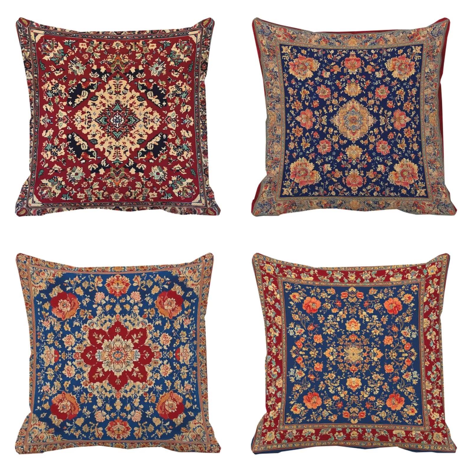 Coussin canapé imperméable rouge 35x35 pour chaise et salon de jardin extérieur