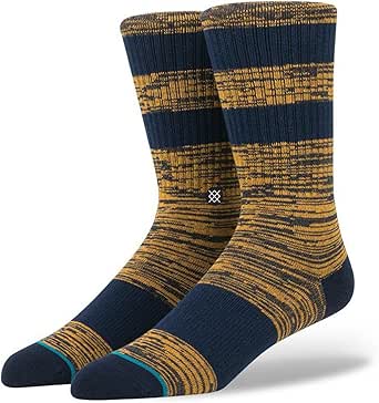 Stance Mission Socks Navy Mens Large (9-12)