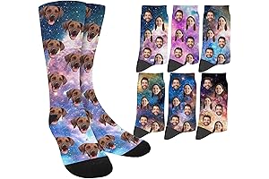 Your Face and Your Furry Friends on High-Quality Socks