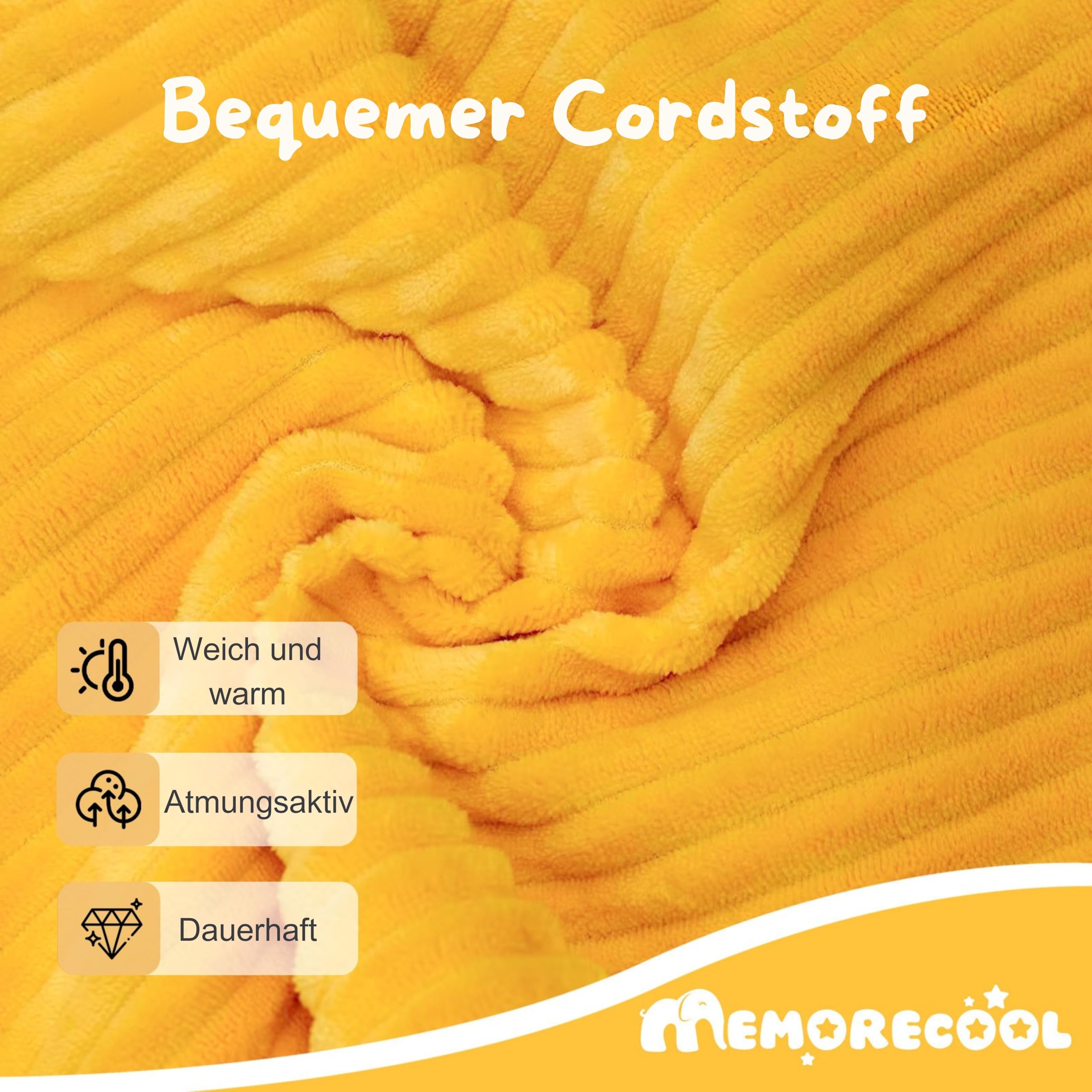 MeMoreCool Sofá de juego para niños, 8 piezas de pana modular para sala de juegos, sofá plegable para bebé, sofá de espuma convertible para niños y niñas, color amarillo