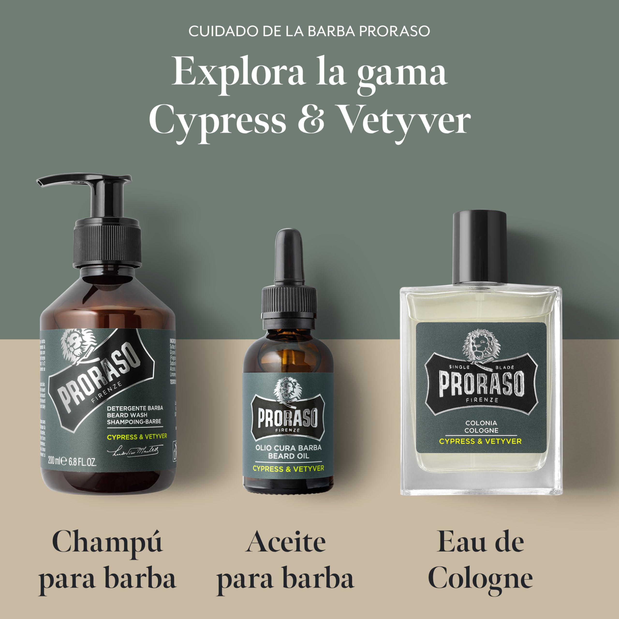 Proraso Estuche Cuidado De Barba Ciprés & Vetiver 1103.5 g
