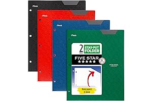 3-Ring Binder Pocket Folders