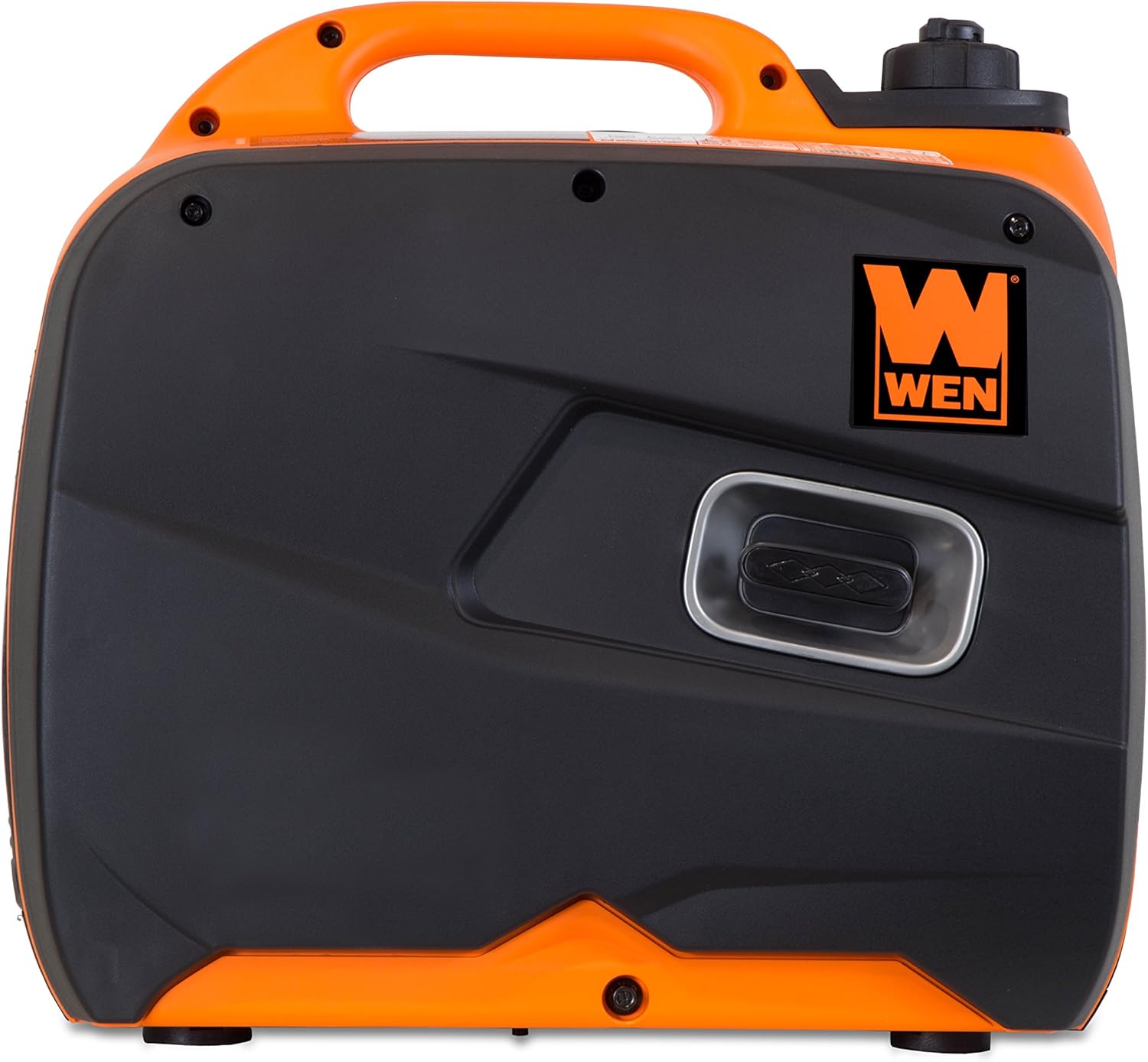 WEN 56200i 2000-Watt Gas Powered Portable Inverter Generator, CARB Compliant,Black & Orange 2000W