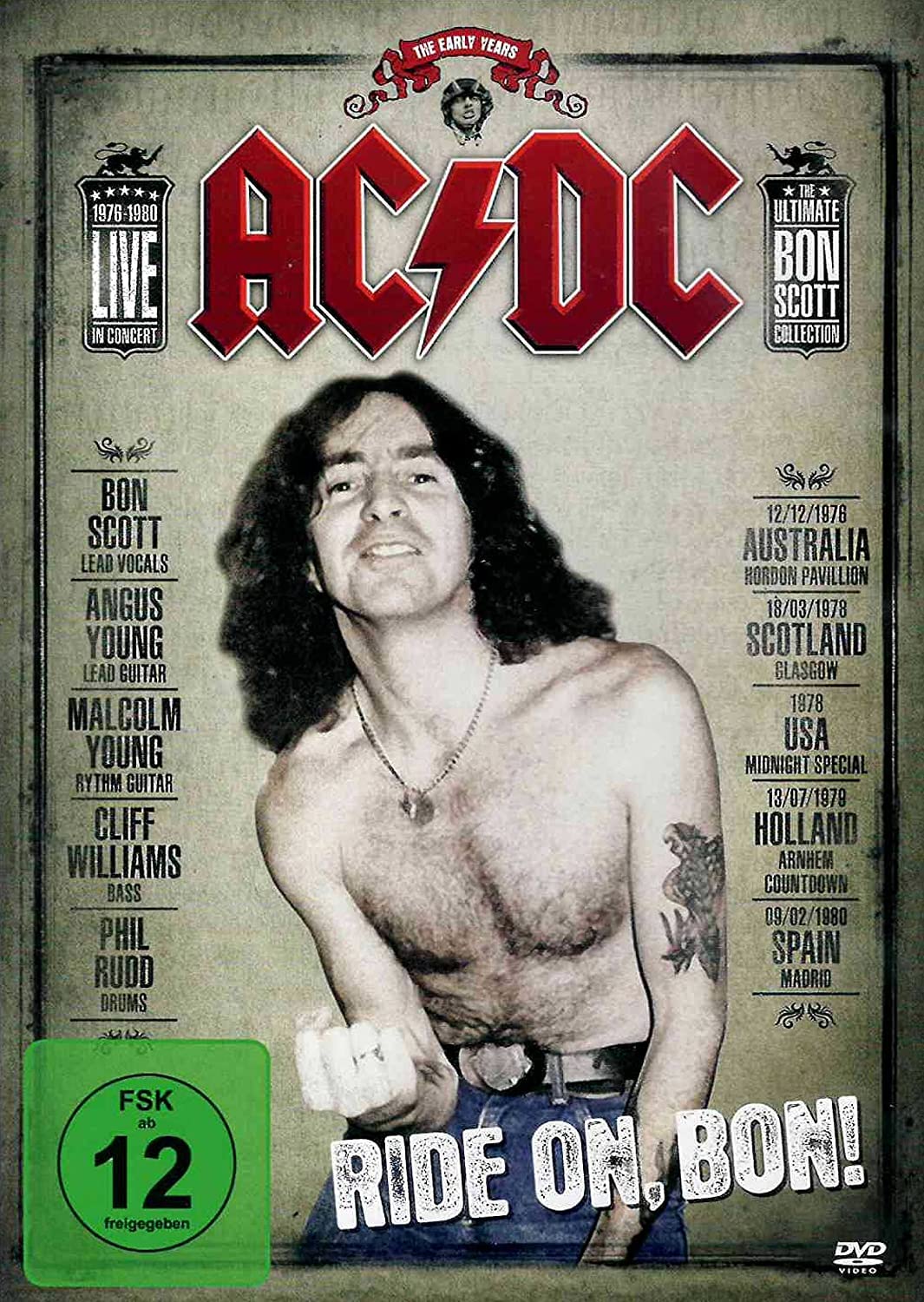 Amazon.com: RIDE ON, BON - AC/DC [DVD] : Movies & TV