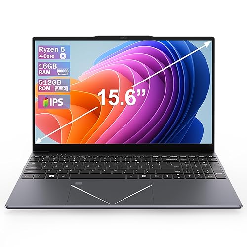 DREAMFYRE Ordinateur Portable 15,6" FHD IPS, AMD Ryzen 5 3500U,