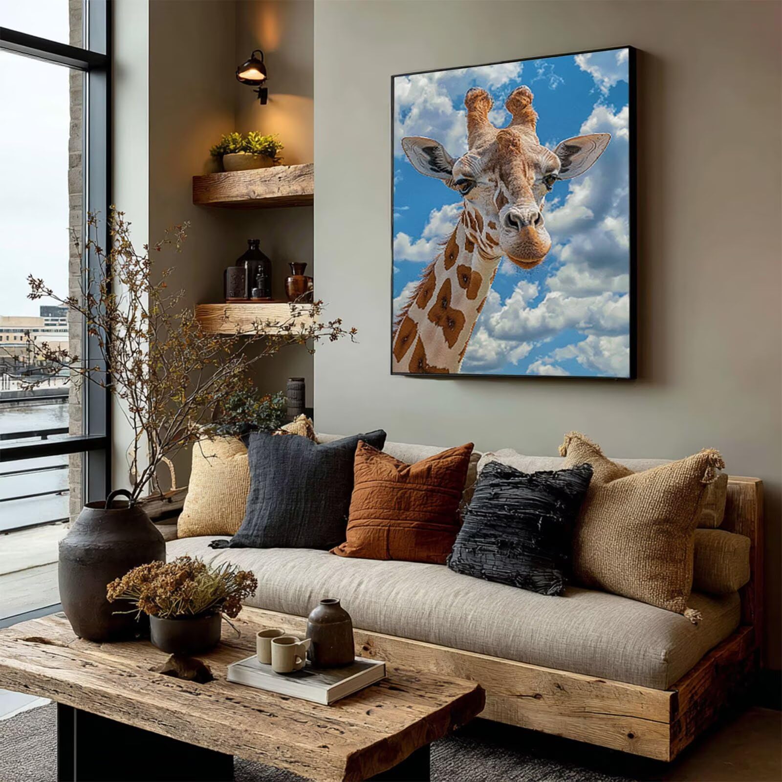 Animale Diamond Painting 100x135cm, Diamond Painting Kit Completo, 1-4833