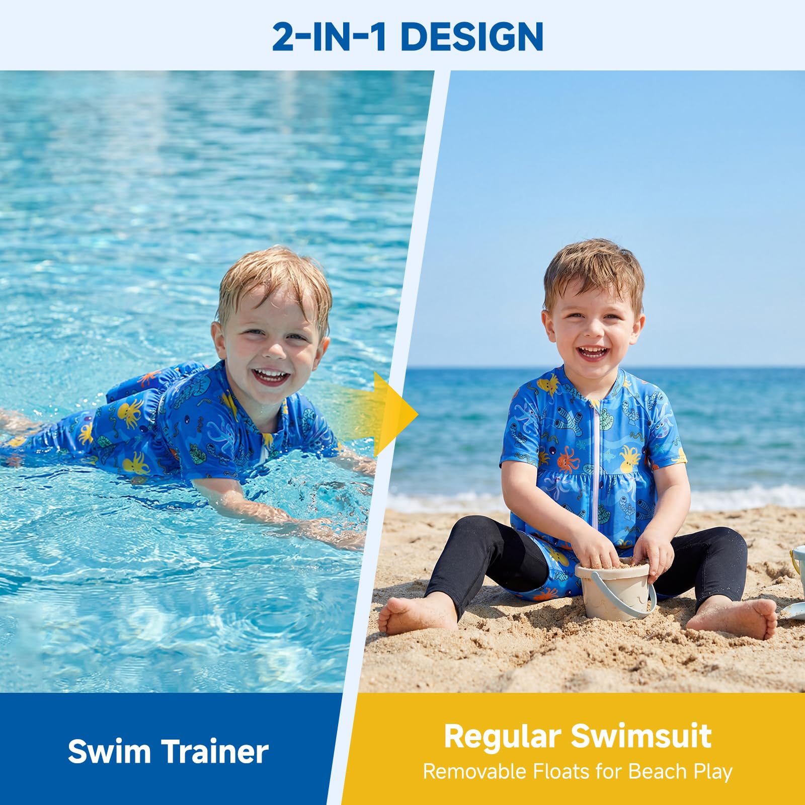 Badeanzug Baby Mädchen Jungen mit Floatation Kleinkind Schwimmtraining Hilfe Schwimmende Badeanzug EIN Stück Schwimmern Badeanzüge