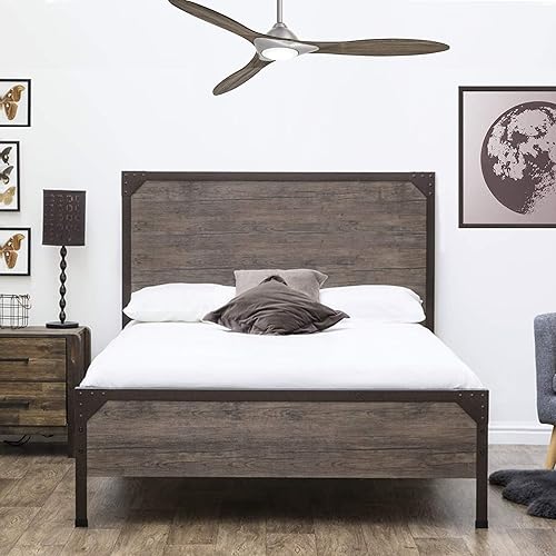 Miniatura 5 de MINKA-AIRE F868L-BN Elegante ventilador de techo inteligente de 60 pulgadas con luz LED, control remoto y pared