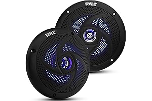 Pyle Marine Speakers - 5.25 Inch 2 Way Waterproof and Weather Resistant...