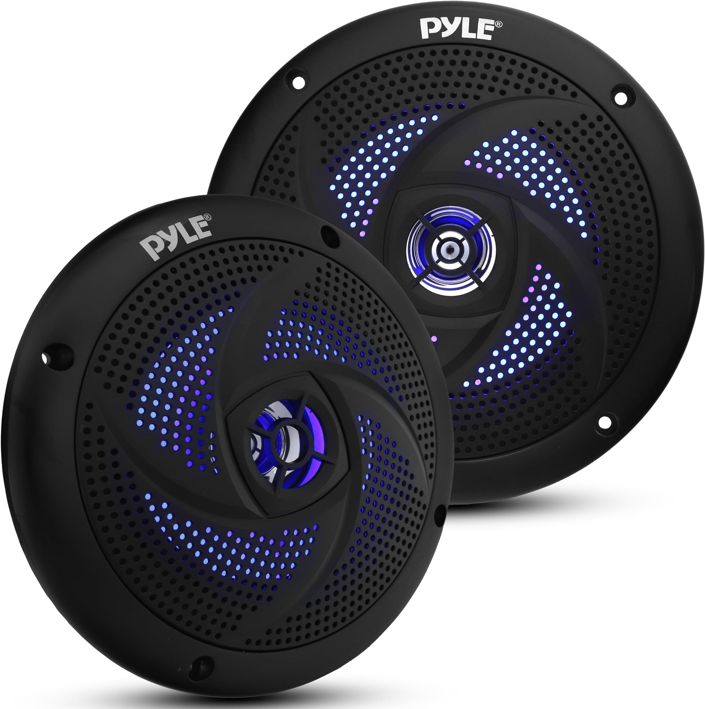 Amazon.com: Magnadyne WR4B-LED 5 INCH Water Resistant Dual Cone Speaker ...