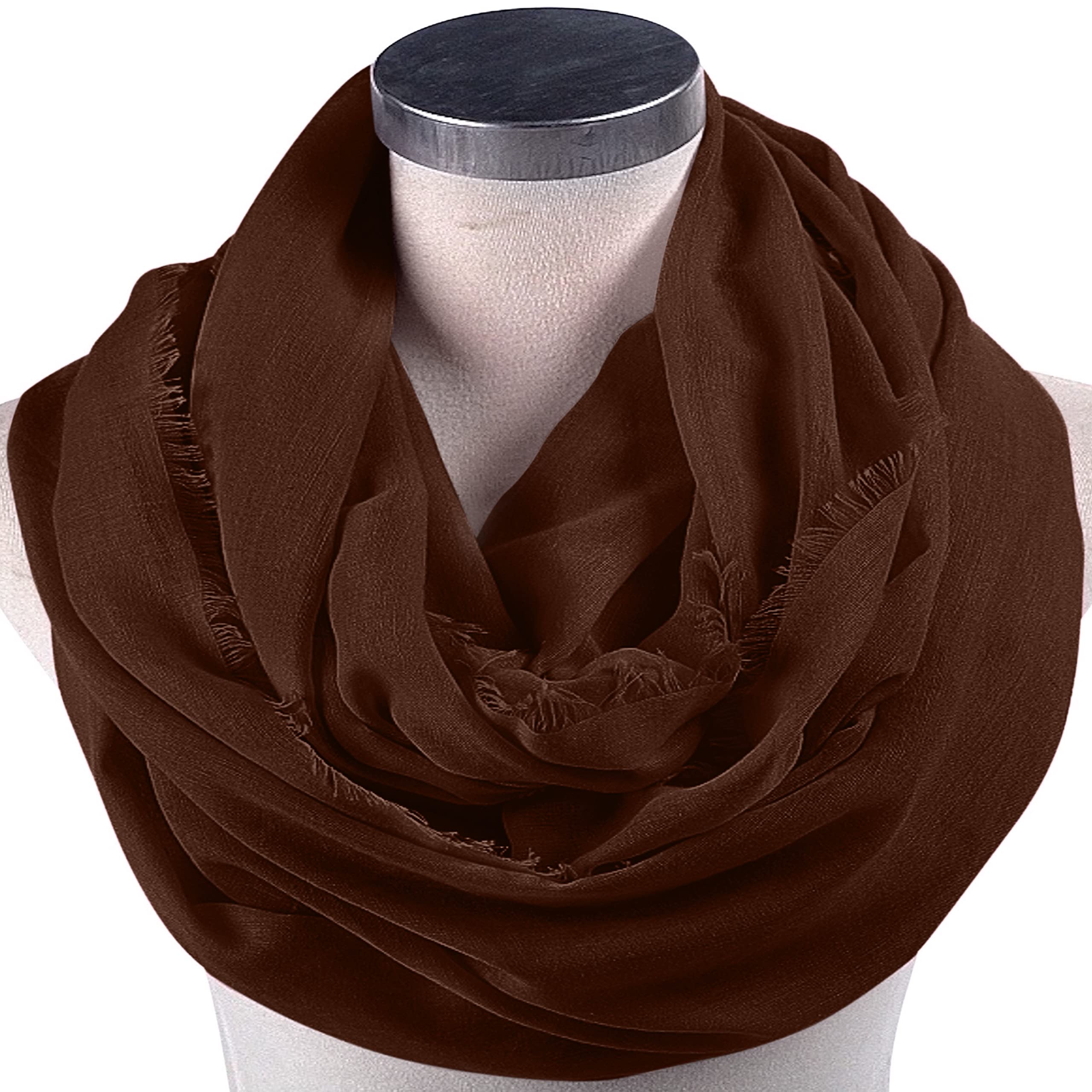 CJ Apparel Mobius Infinity Sciarpa Snood Cowl Circular Tube Eternity Scialle NUOVO