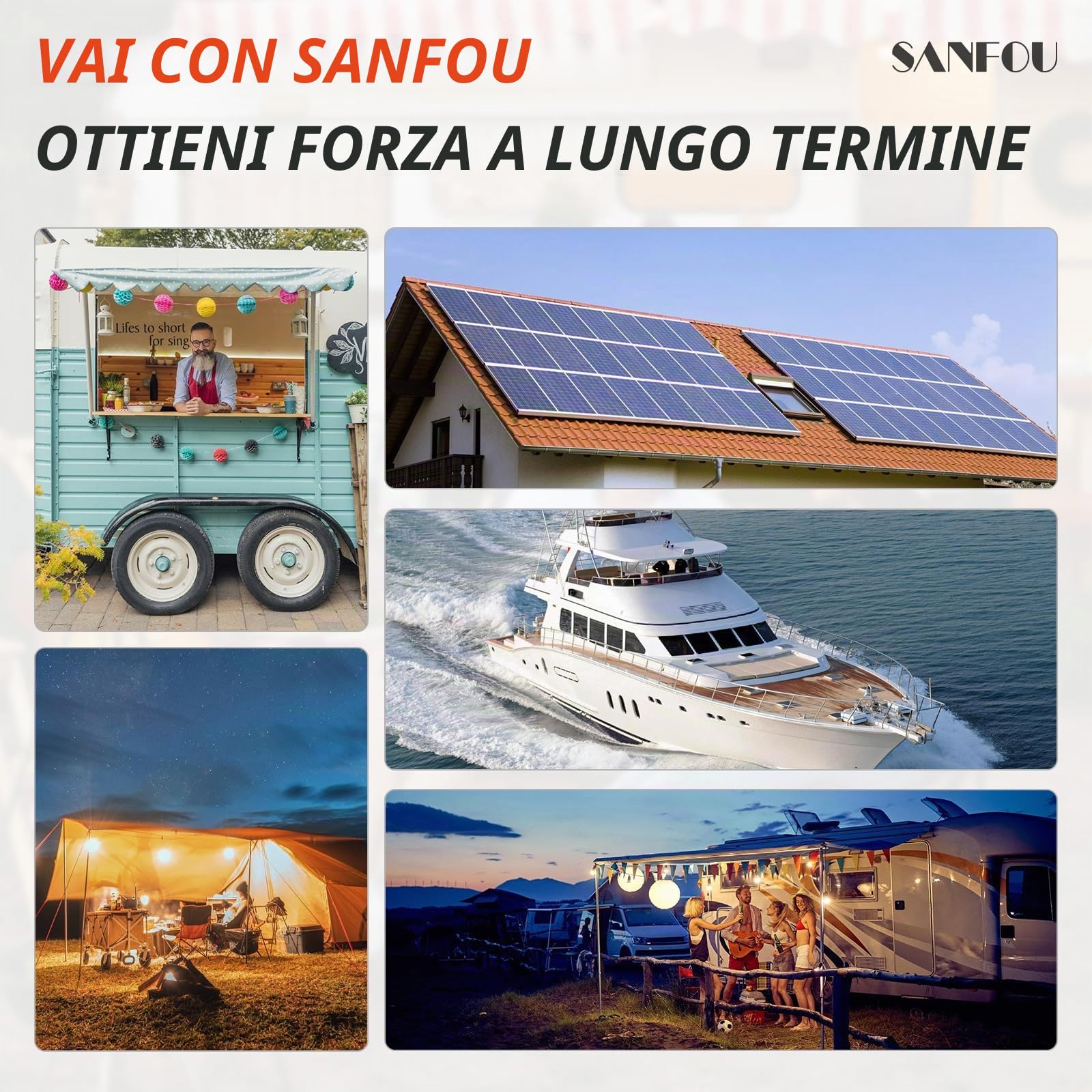 Batteria LiFePO4 12 V 100 Ah, 1280 Wh con BMS 100 A, 5000-15000 volte, supporto 4S4P, perfetta come fonte di energia per camper e campeggiatori