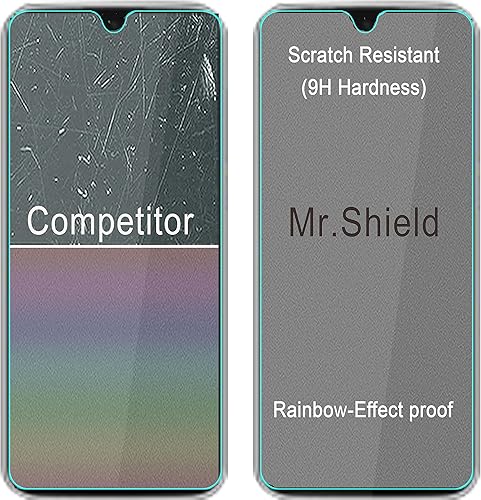 Miniatura 5 de Mr.Shield Paquete de 3 Protector de pantalla para Sense TW-102  SENSE TW102 vidrio templado vidrio japonés con dureza 9H Protector de pantalla con