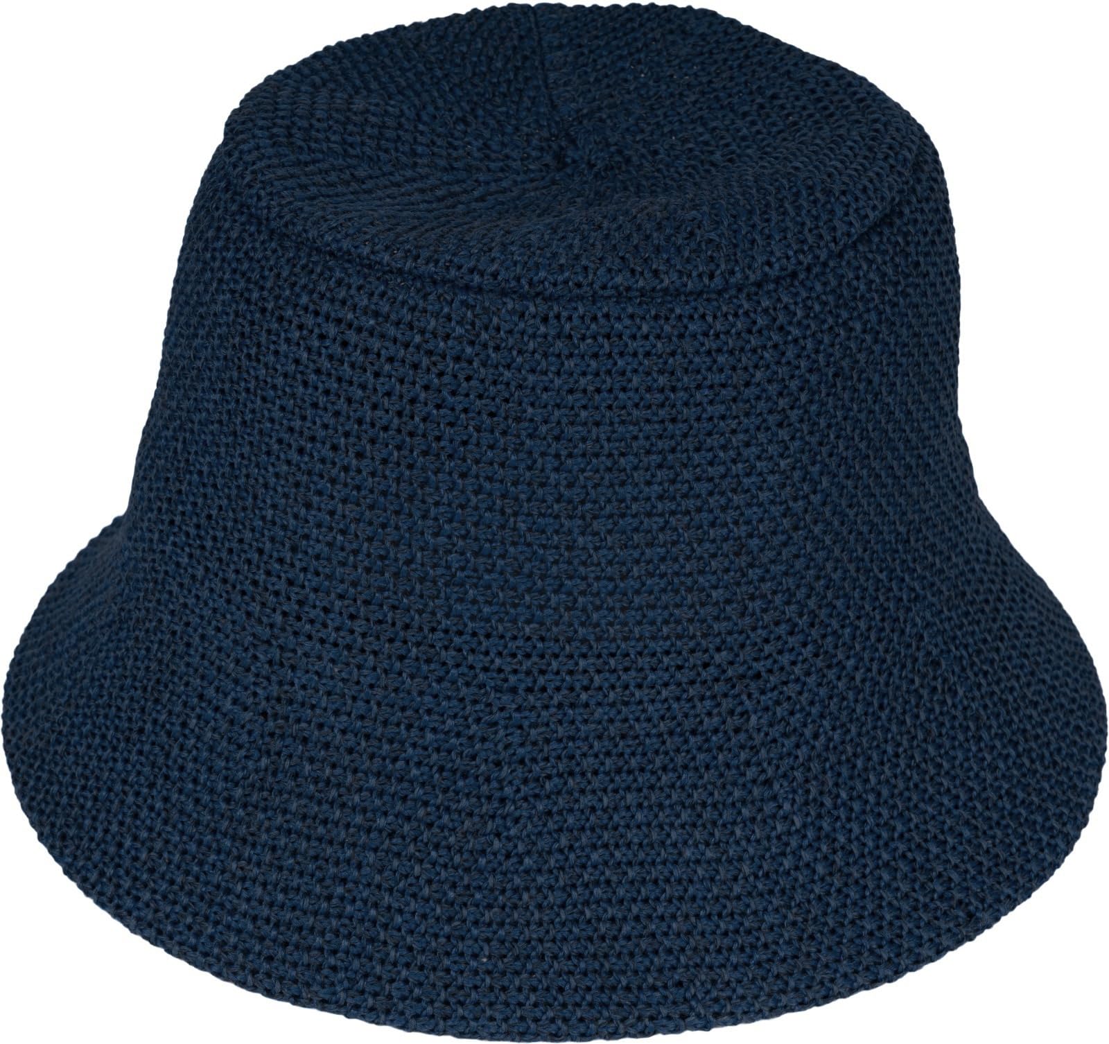 styleBREAKER Chapeau de Soleil pour Femmes en Papier Straw Pliable, Chapeau de pêcheur léger, Bucket Hat avec Bande Anti-Transpiration, Protection Solaire pour été, Plage et Loisirs