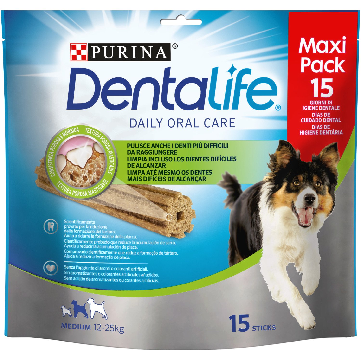Purina Dentalife para Perros Medianos, Loyalty Pack - 345 gr