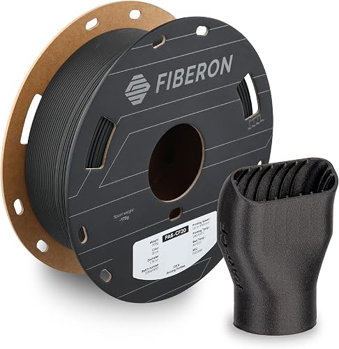 Polymaker Fiberon PA6-CF20 Filament Black 1.75mm 0.5KG