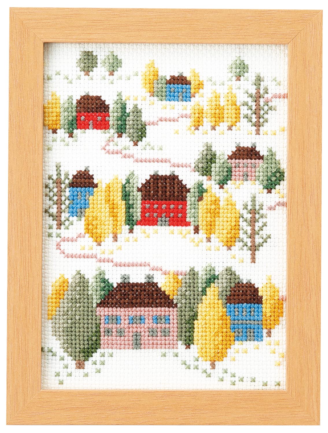 Amazon | オリムパス製絲 刺しゅうキット 12ヶ月の小さな花風景 NO