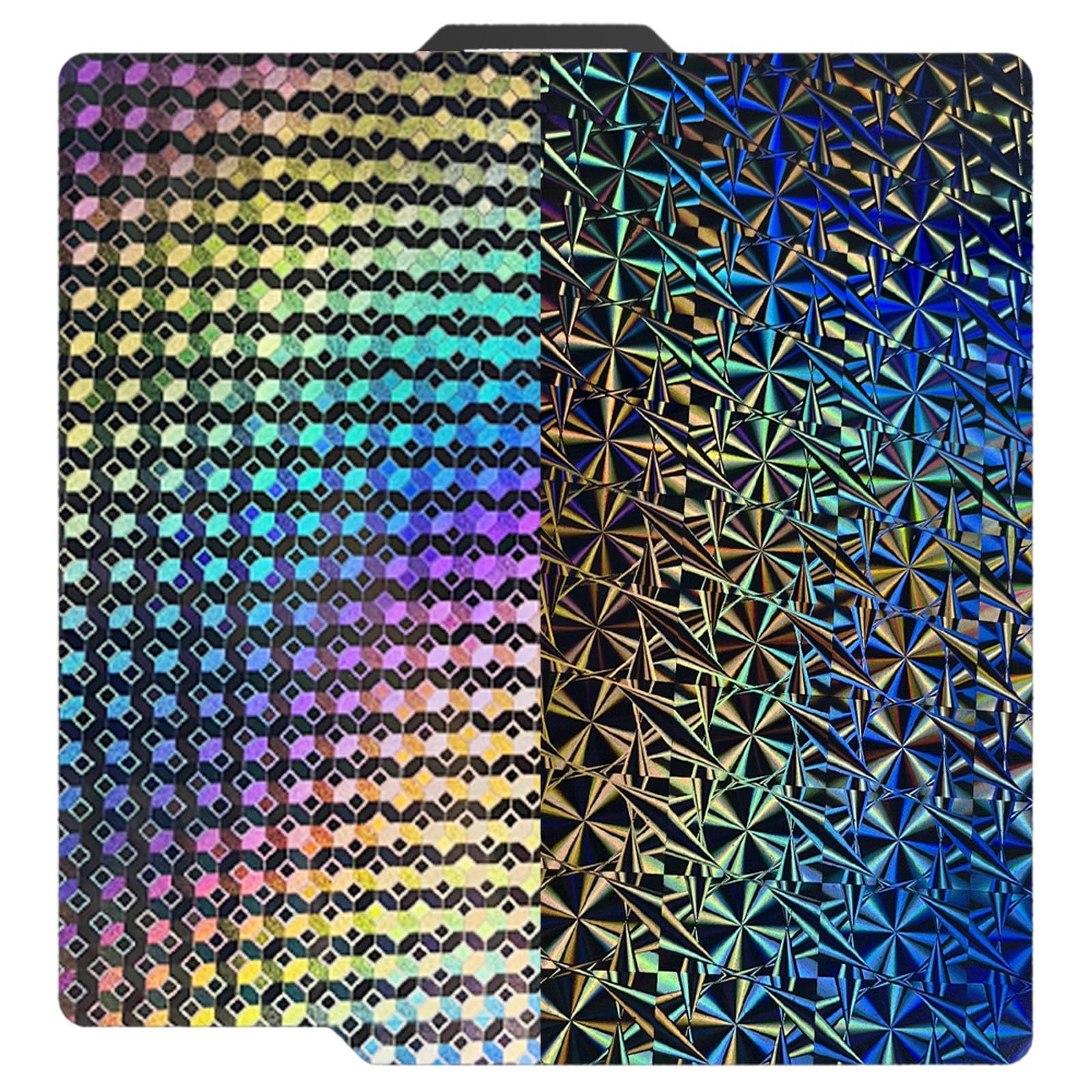 Plateforme D'impression PEI Double Face Pour Bambulab A1/P1P/X1C Etc. - 257x257mm, Motifs Moulin à Vent Et Football - 3