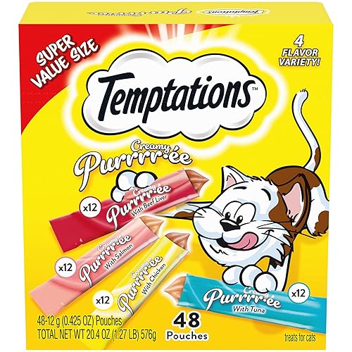 Temptations Variety Pack of Lickable Cat Treats
