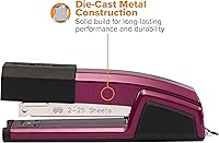 Vista 3 de Bostitch Office Epic - Engrapadora 3 en 1 de metal, capacidad para 25 hojas, incluye 210 grapas en compartimento de almacenamiento de grapas