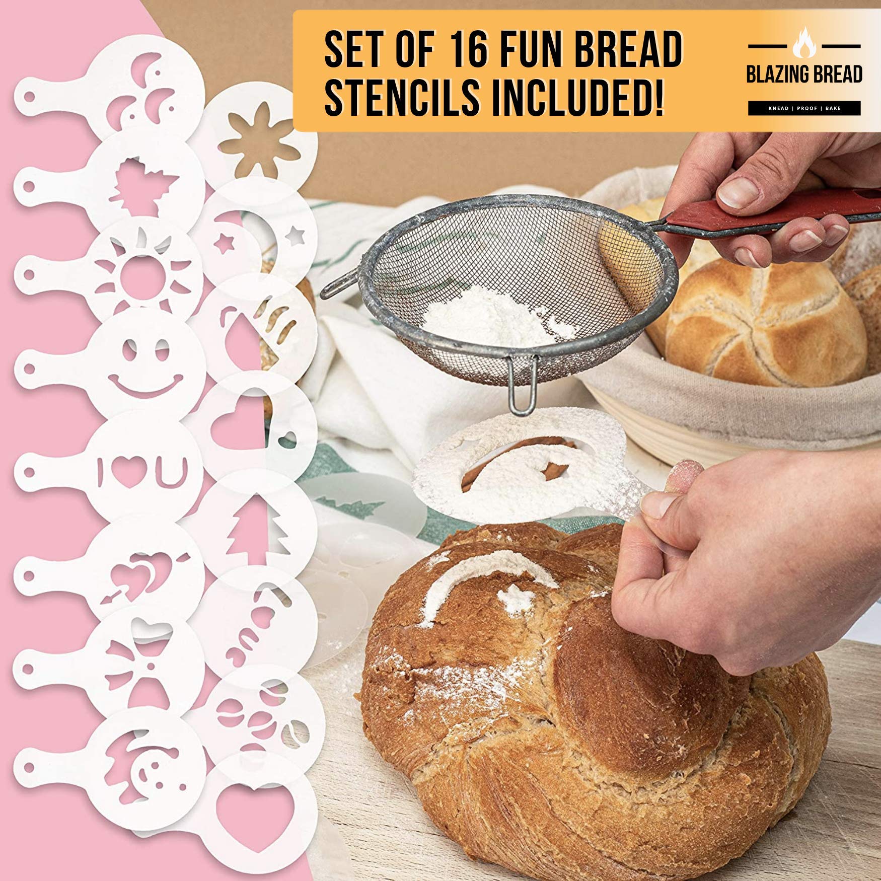 Buy Trailblaze Bread Proofing Basket Kit Round & Oval