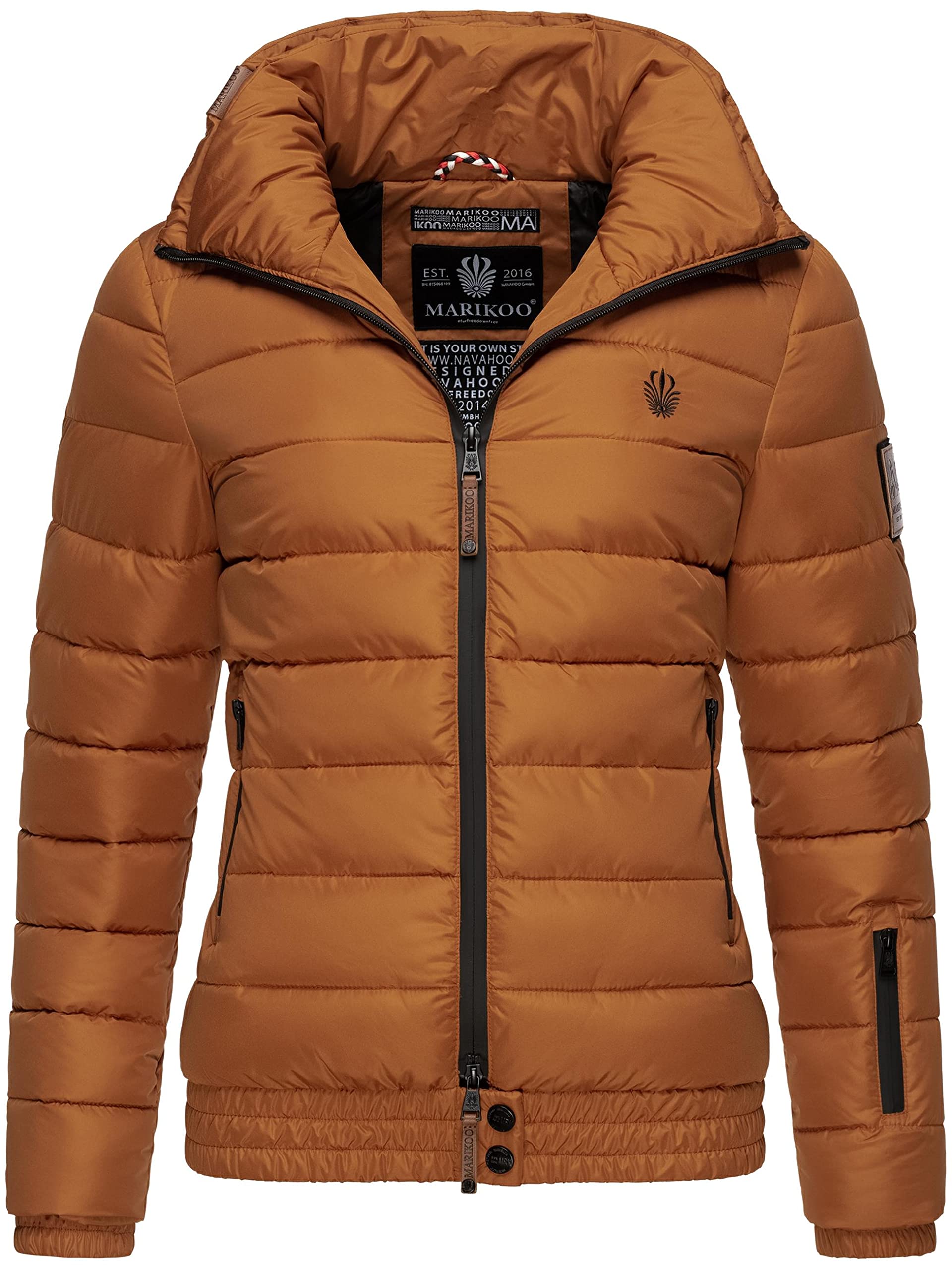 MARIKOO Steppjacke Poison, Damen, Größe XS, zimtbraun