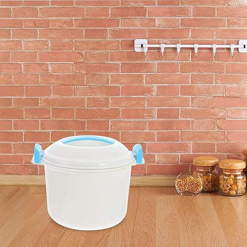 Miniatura 9 de Hemoton Olla arrocera para microondas 4 tazas para microondas Vaporizador de arroz pequeño recipiente de plástico para cocción rápida y vegetal