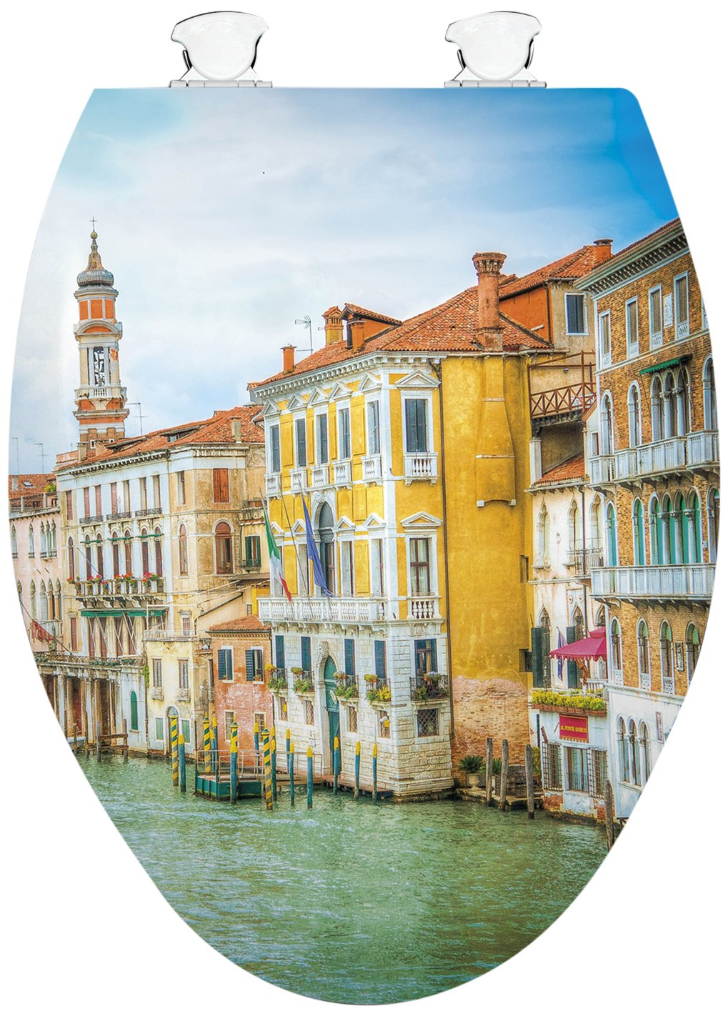 WGI Gallery TSW-E-VBD Toilet Seat, White