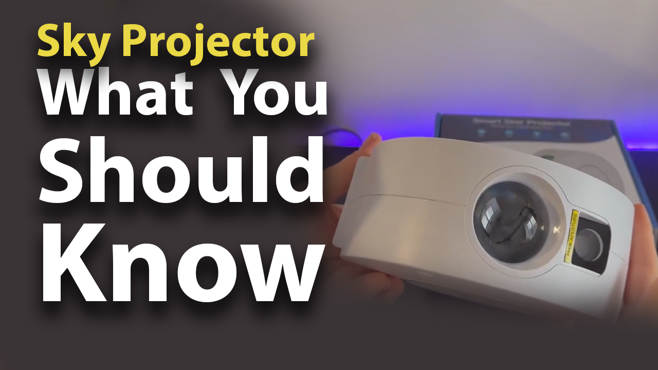 Skibi Projecter Watch Sky Projector - Review on Amazon Live