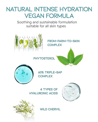 Miniatura 3 de ECO BEYOND Phyto Aqua Cream (crema facial, 1.7 fl oz), fórmula vegana coreana para el cuidado de la piel para 100 horas de hidratación y barrera