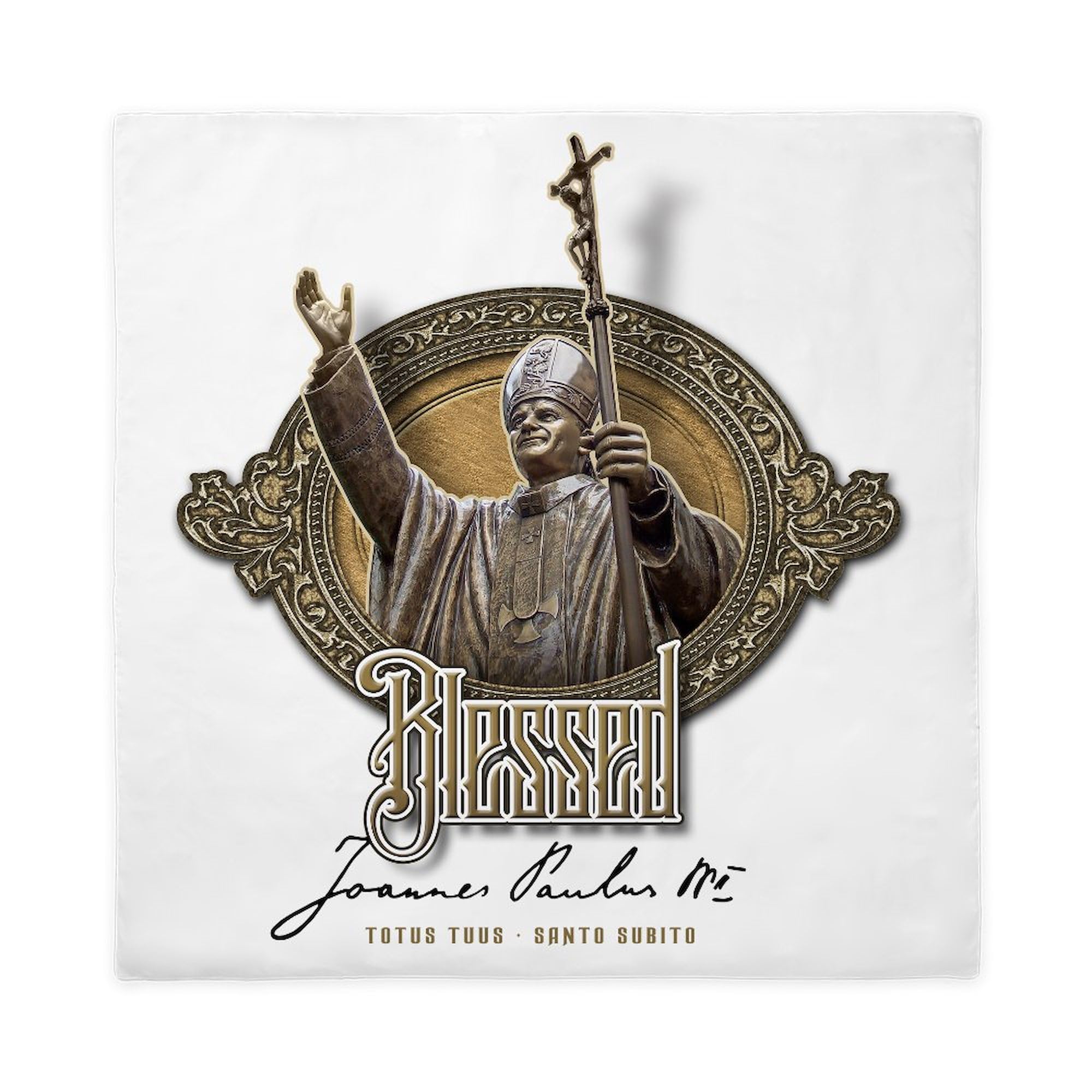 CafePress Bjp205Light Queen Duvet Cover, Printed Comforter Cover, Unique Bedding